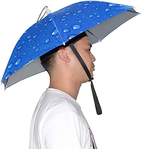 Пикантен Мъжки чадър от дъжд, Зонтичная шапка 30 инча (около 76 см), Чадър за риболов, голф, Градинска шапка, Чадър за малки момичета,
