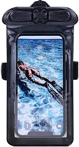 Калъф за телефон Vaxson черно, съвместим с водоустойчив калъф Nokia G50, суха чанта [без защитно фолио за екрана]