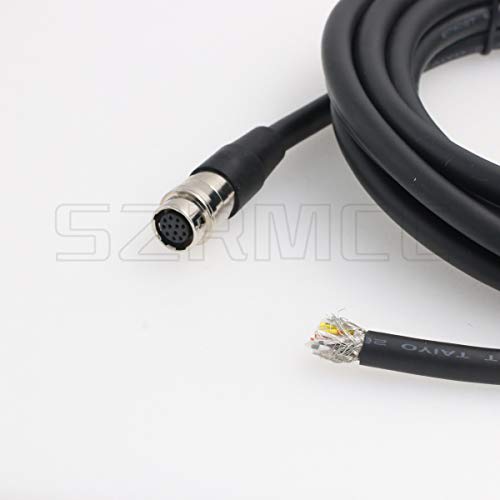 Удлинительный кабел на мо хранене с отворен край, SZRMCC Hirose с 12-пинов конектор за Промишлени камери (конектор, 5 метра /16,4