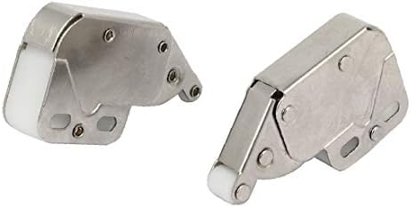 X-DREE 50 mm x 28 mm x 11 mm Нажимная капаче за отваряне на врати, съвет, Тъчпад бравата, ключалката Сребрист цвят 9 бр. (50 mm