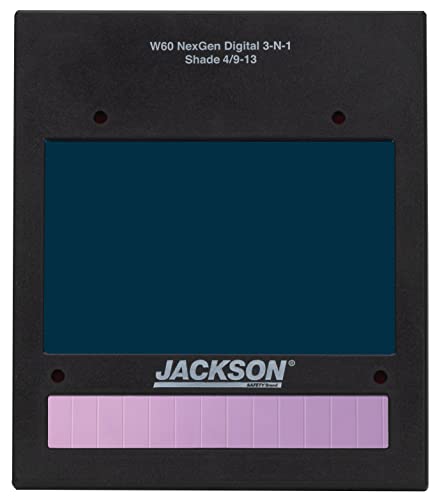 Преносимото касета Jackson Safety NexGen 3-в-1 Digital ADF за заваръчен шлем NexGen, Цвят 9-13, 16622, Черен, 4,53 X 5,30