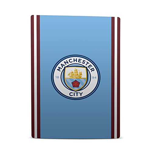 Дизайн на седалките за главата Официално Лицензиран Manchester City Man City FC 2022/23 Home Kit Лого Vinyl Стикер На Предната Панел