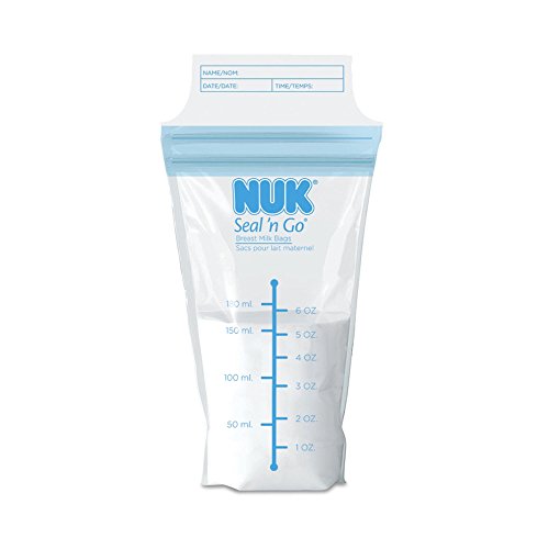 Торбички за кърма NUK Simply Natural Seal ' n ' Go, 50 карата