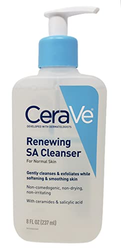 Комплект за грижа за кожата CeraVe SA - Съдържа средство за измиване на тялото SA за груба и бугристой на кожата (10 течни унции)