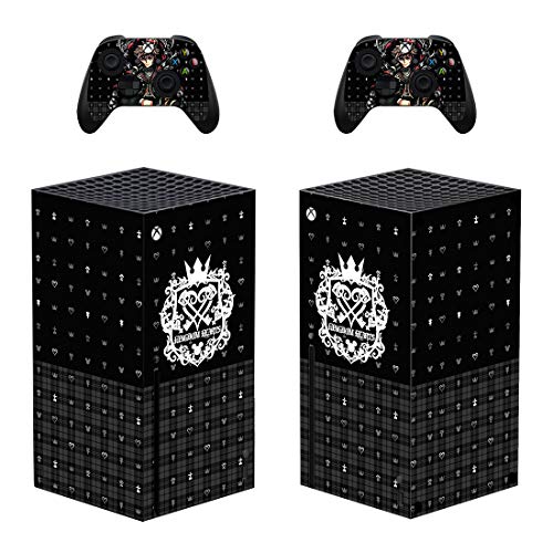 Комплект кожи за конзолата Xbox Series X и 2 контролери FELIPE SEIJI на VIOLETA - Kingdom Hearts – Винил за Xbox Series X