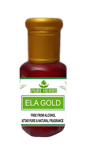 Екстракт от чисти билки ЕЛА GOLD ATTAR Без съдържание на Алкохол За мъже, Подходящ за специални случаи, партита и ежедневна употреба