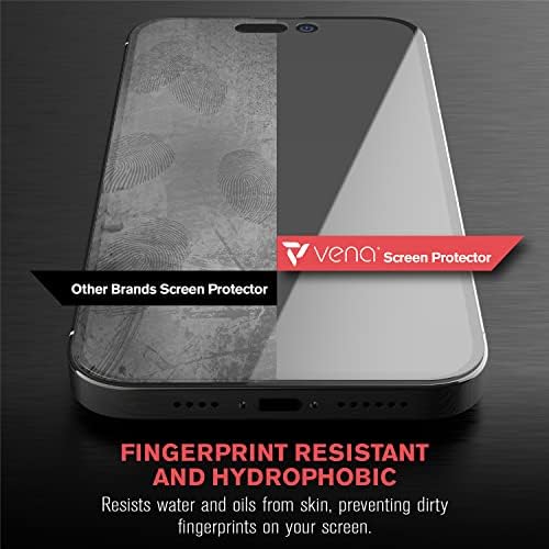 Защитно фолио от ултра силна закалено стъкло VENA HD, което е съвместимо с Apple iPhone 14 Pro Max (6,7 инча) - 3 опаковки, (твърдост 9H, небьющееся стъкло) Филм, без мехурчета с Неръжд?