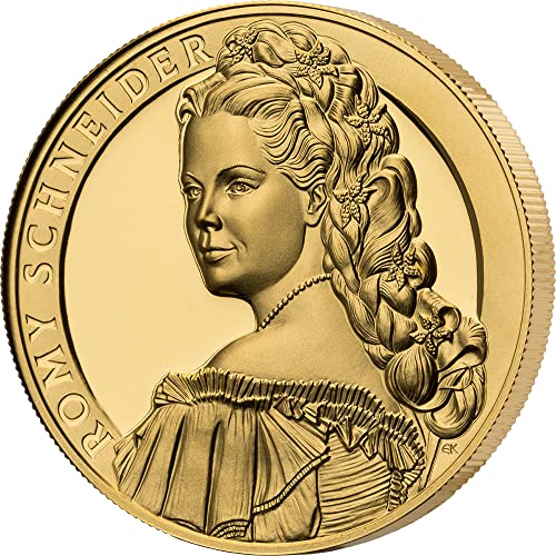 Портрет на 2022 година на Издаване или PowerCoin Роми Шнайдер Портрет 2022 година на издаване D Или златна монета с тегло 1 Унция