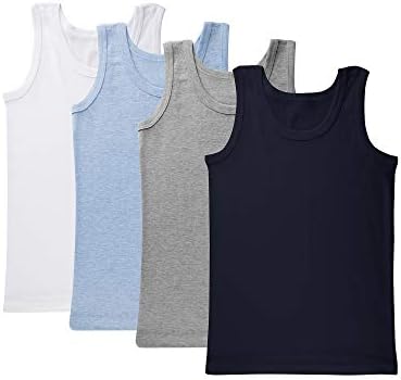 Тениски на Брикс за най-малките момчета – Памучни ризи от 4 опаковки Удобни дрехи за деца.