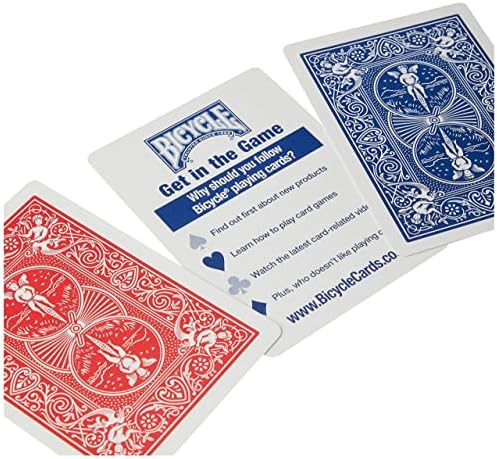 Колоездене, игра на карти - Размер за покер, [Цветове могат да се различават: червен, син или черен]