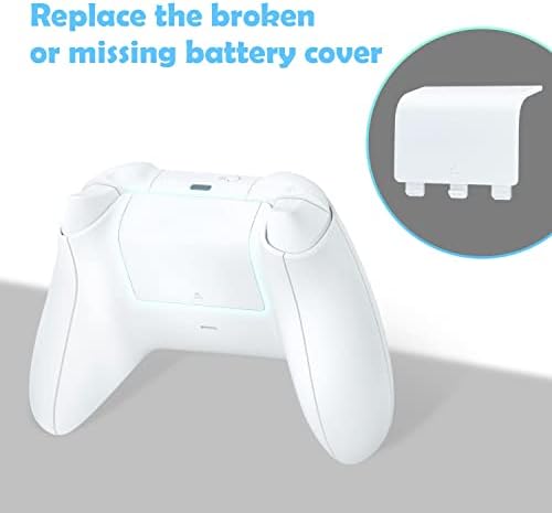 Капак на отделението за батерията Mcbazel за Xbox X series/ S, Универсална Замяна Детайл за ремонт на покрива на задния панел на