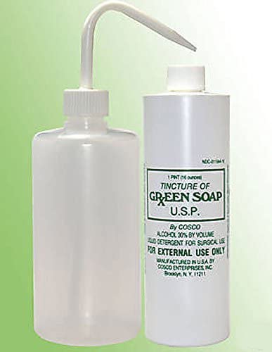 Зелена сапун Cosco 1 Литър + БУТИЛКА ЗА ВЪРТЕНЕ 8 грама