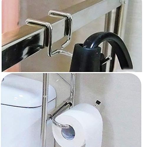 Hokcus Многофункционални Рамка за съхранение на перални машини по рафтовете над Тоалетна, Подови Стойка за съхранение на Перални