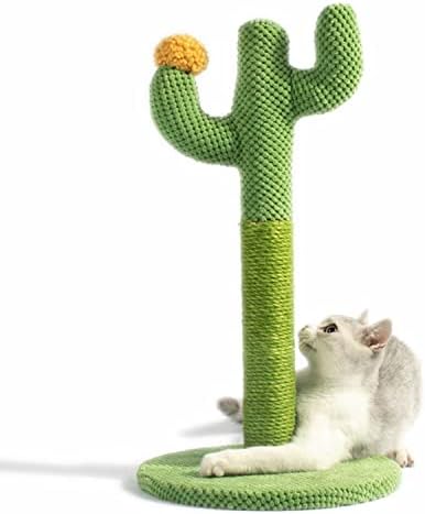 Когтеточка ONEMEW за Котки Cactus Cat Scratcher на Височина 22 инча с Кактусом за Стайни Котки Малки Средни Котки Коте