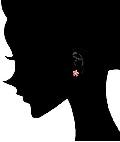 10 Двойки Хипоалергенни Обици Sutd за Чувствителните Уши на Момичетата от Неръждаема Стомана, Комплект обици в различни цветове