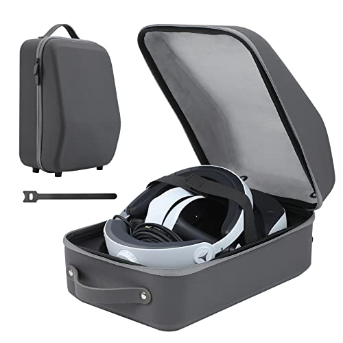 IFEEHE Твърда пътна защитна кутия, чанта за съхранение, многофункционален калъф за PS VR2, универсални аксесоари за виртуална реалност