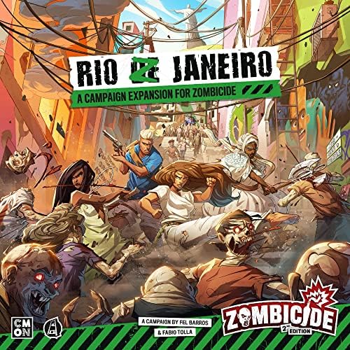 Допълнение към игра на дъска Zombicide 2nd Edition Rio Z Janeiro | Стратегическа Настолна игра | Кооперативната игра за тийнейджъри