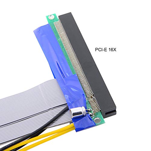 Chenyang CY PCI-E Express, от 4X до 16x Гъвкав Кабел Странично Card Продължавам Конвертор Адаптер с 4pin 15 см