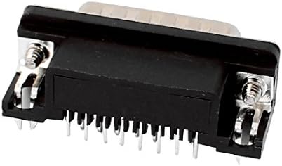 Аксесоари за аудио и видео Aexit D-SUB DB15 2-Ред 15-пинов конектор за RS232 конектор Тип адаптер за запояване с извити заварени