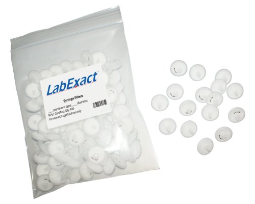 Филтри за спринцовки LabExact 1200118, Нестерильные, от PTFE, 0,22 микрона, 25 мм (опаковка по 100 броя)