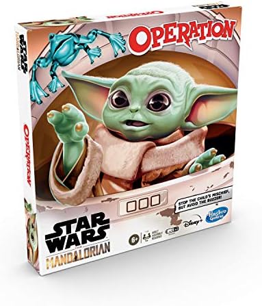 Настолна игра Hasbro Gaming Operation Game: Star Wars The Mandalorian Издание за деца