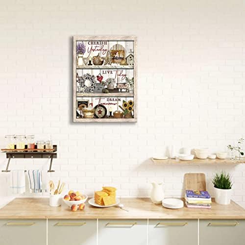 Стенно Изкуство за кухня в Фермерска къща, Картини за кухня в Селски стил В стената, Знак за кухня в стил Кънтри, Модерен Начало