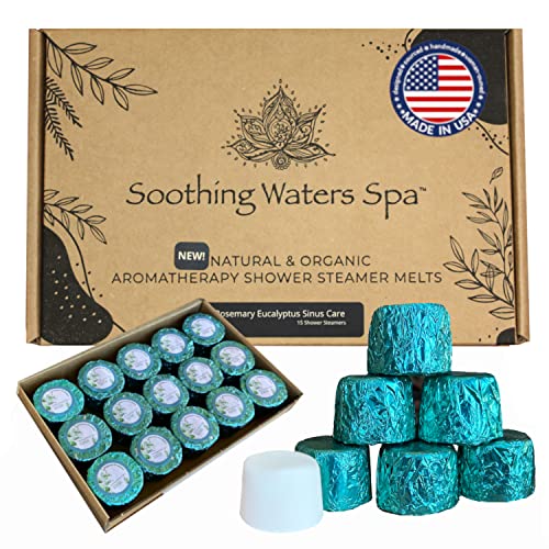Отпариватели за душата ръчно изработени от САЩ Ароматерапия – 15 опаковки етерично масло с эвкалиптом за ароматерапия Бомбочка за