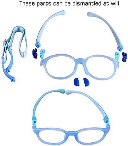 Очила за деца, блокер синя светлина VisionGlobal, От напрежението на очите и замъгляване, Компютърни очила, със защита от отблясъци