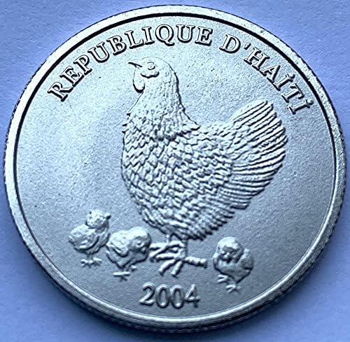 Америка 2004 Хаити 20 Разделени Източник на знаците на Зодиака Година Пиле Възпоменателна Монета Горски Монети 24 мм Колекция от