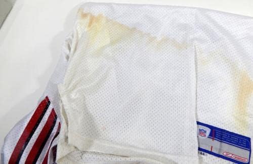 2002 Сан Франциско 49ерс Зак Бронсън 31, Издаден В бяла фланелка 44 DP29228 - Използваните тениски без подпис за игри в NFL