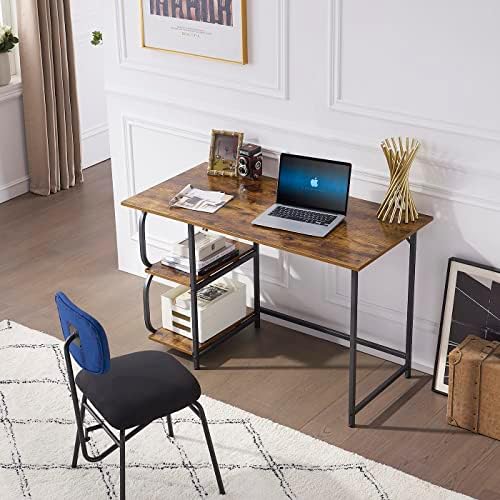 Малък компютър часа Anivia, бюро, маси с рафтове за домашния офис, бюро за компютър, поставка за работна станция