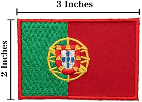 A-ONE Опаковка от 2 теми - Емблемата на Лисабонската кулата Белем + Жени и нашивка с ревери хартата на Португалия, нашивка на забележителност