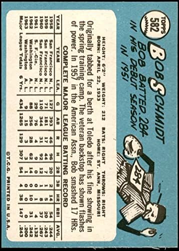 1965 Topps 582 Боб Шмид Ню Йорк Янкис (бейзболна картичка) Ню Йорк Янкис