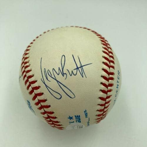 Шампиони по отбиванию Бейзбол С Автограф на Тед Уилямс, Джордж Бретта Уейд Боггса, JSA COA - Бейзболни топки с автографи