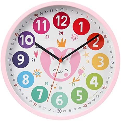 UGPLM 10 Обучение на Часовници, които Показват Време, Стенен Часовник За Деца, Заек