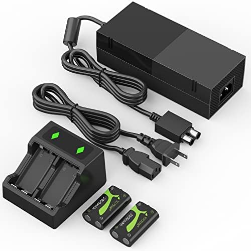 Захранване за Xbox One с кабел за захранване, Акумулаторна Батерия, контролер за Xbox One X/S/Elite|X Series/S