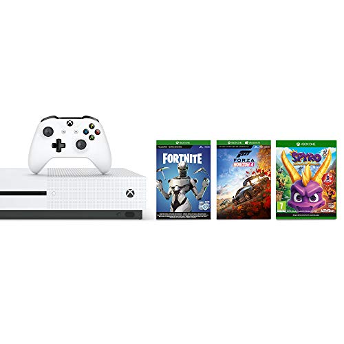 Конзола Xbox One S Fortnite обем 1 TB + Forza Horizon 4 - Стандартно издание + Възстановената трилогия Spyro (Xbox One)