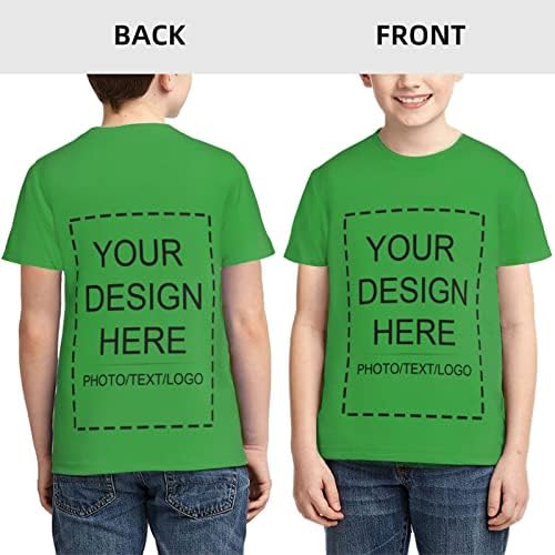 Изработена по поръчка Тениска за деца, Момчета и Момичета, Персонализиран Дизайн, вашето Собствено Изображение, Снимка, Текст, Тениска