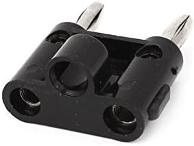 Aexit Винт Динамиката на Аудио и Видео Аксесоари Тип Двоен Конектор тип Банан Свързващ Болт с Черен за Съединители и Адаптери диаметър на кабела 6 мм