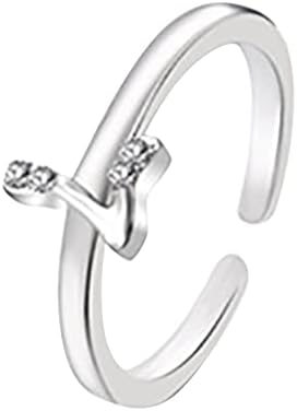 2023 Нов Пръстен с Пълна диамантен пръстен и Цирконием за Жени, Модни Бижута, Популярни Аксесоари, Устни Пръстен (G, Един Размер)
