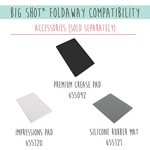 Компактна Сгъваема Ръчна машина за щанцоване и релеф на Sizzix Big Shot Foldaway за декоративно и приложно изкуство, Scrapbooking