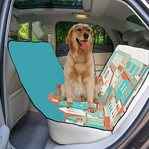 ENEVOTX Калъф за седалка кучета Потребителски европейски и американски идеи, Дизайн, Печат, Покривала за автомобилни седалки за
