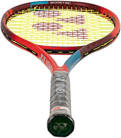 Тенис ракета Yonex VCORE 100 + 6-то поколение Tango Red със синтетични шнурком за рекет Gut по ваш избор - Фигура струните 16x19