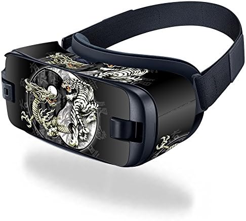 Кожата MightySkins, съвместим с Samsung Gear VR ( г.), обертывает корицата на Стикер на Кожи, на Ин и Ян