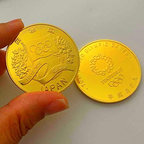 Копирна Монета 2020 Токийские Олимпийските игри Любим Монета Япония Възпоменателна Монета Позлатен Щастливата Монета Подбрани Теми