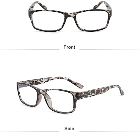 CVVTSPE 4 Опаковки Очила за четене, Нападение от Синя Светлина, Очила за четене, за жени и мъже, със защита от ултравиолетови лъчи