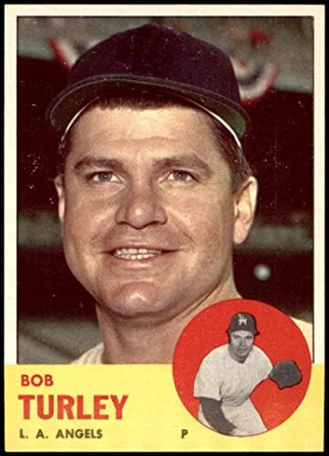 1963 Topps 322 Боб Търли Лос Анджелис Энджелз (Бейзболна картичка) Ню Йорк /MT Angels