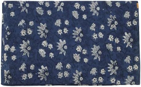 Памучен Стеганая мъжка кърпа за джогинг, Памучен Вуалевая Кърпа за шивашки, by The Yard Индиго Blue CDHAMCOM-CTIN00204