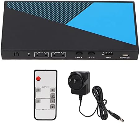 Видеопереключатель, Ръчен превключвател мултимедиен интерфейс 2x2 HD, щепсела и да играе 8K при 60 Hz за презентации (штепсельная