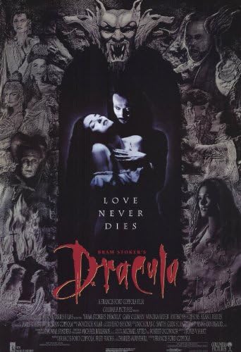 Наклон на Едро плакати Дракула на Брам Стокър 11 x 17, Плакат на филма - Стил A